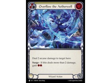 Overflow the Aetherwell (Yellow) (Regular)