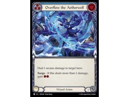 Overflow the Aetherwell (Blue) (Regular)