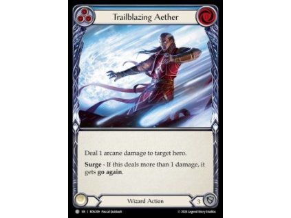 Trailblazing Aether (Blue) (Regular)