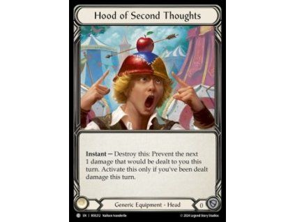 Hood of Second Thoughts (Regular)