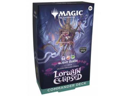 karetni hra magic the gathering lorwyn eclipsed blight curse commander deck 375w