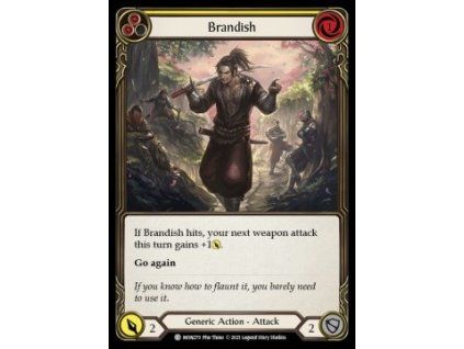 Brandish (Yellow) (Rainbow Foil)