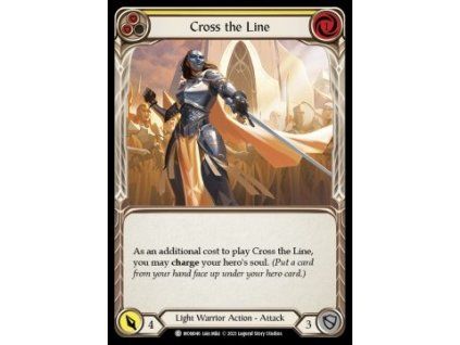 Cross the Line (Yellow) (Regular)