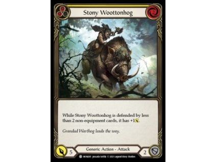 Stony Wootonhog (Yellow) (Regular)