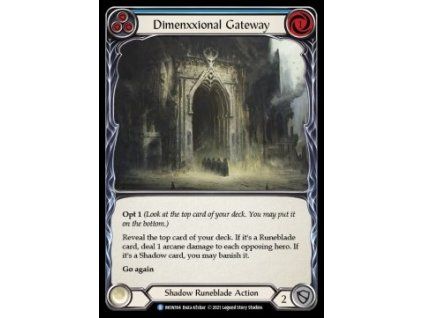Dimenxxional Gateway (Blue) (Regular)