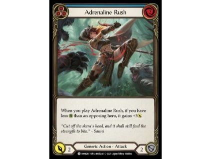 Adrenaline Rush (Blue) (Rainbow Foil)