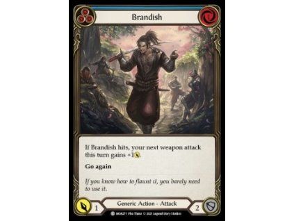 Brandish (Blue) (Regular)