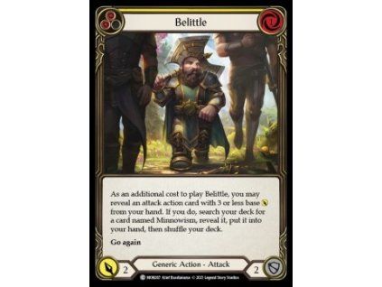 Belittle (Yellow) (Rainbow Foil)