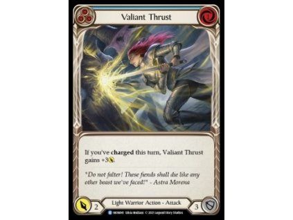 Valiant Thrust (Blue) (Regular)