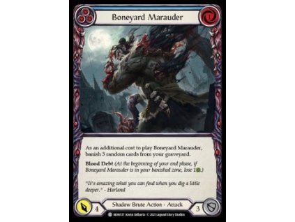 Boneyard Marauder (Blue) (Regular)