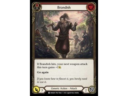 Brandish (Red) (Rainbow Foil)