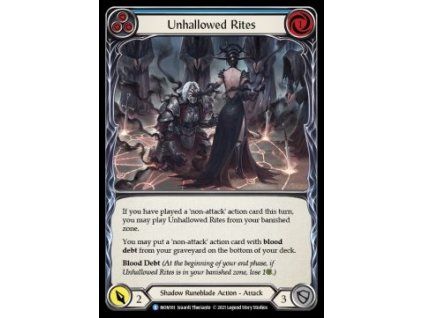Unhallowed Rites (Blue) (Regular)