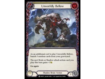 Unworldly Bellow (Yellow) (Rainbow Foil)