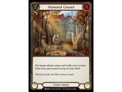 Memorial Ground (Red) (Rainbow Foil)