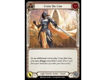 Cross the Line (Red) (Regular)