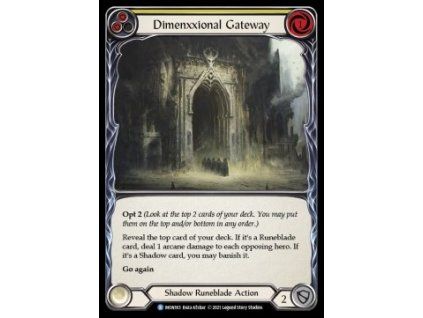 Dimenxxional Gateway (Yellow) (Regular)