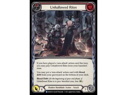 Unhallowed Rites (Red) (Rainbow Foil)