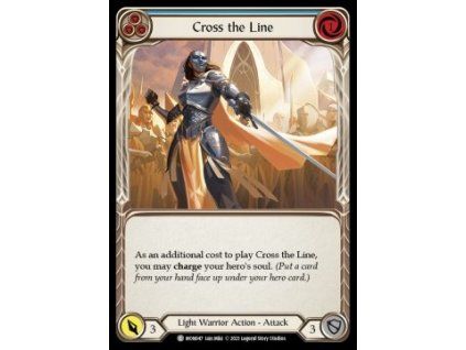 Cross the Line (Blue) (Regular)