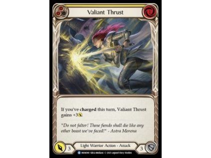 Valiant Thrust (Yellow) (Regular)
