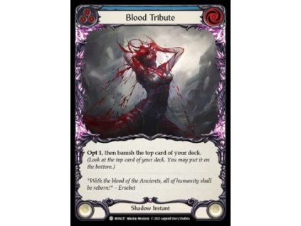 Blood Tribute (Blue) (Rainbow Foil)