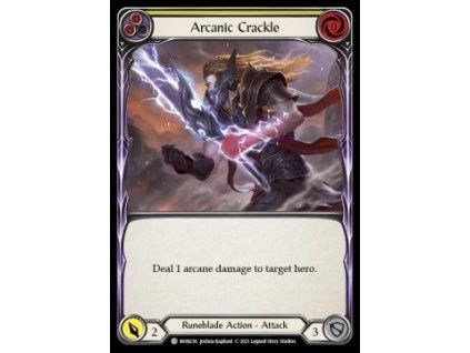 Arcanic Crackle (Yellow) (Rainbow Foil)