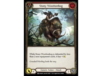 Stony Wootonhog (Red) (Rainbow Foil)