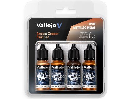 Vallejo — True Metallic Metal Ancient Copper Color Set