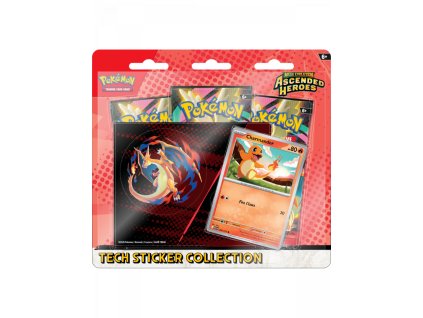 karetni hra pokemon tcg mega evolution ascended heroes charmander tech sticker collection 900w