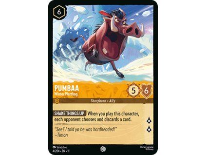 Pumbaa - Winter Warthog