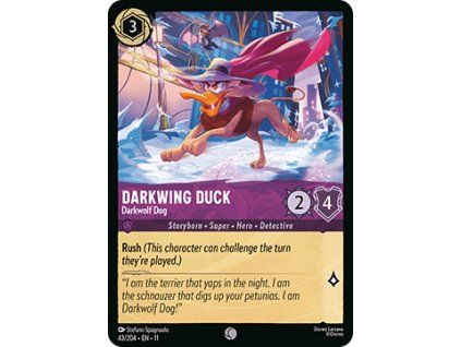Darkwing Duck - Darkwolf Dog