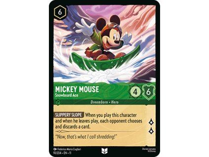 Mickey Mouse - Snowboard Ace