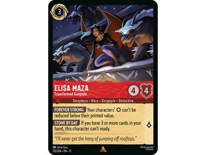 Elisa Maza - Transformed Gargoyle