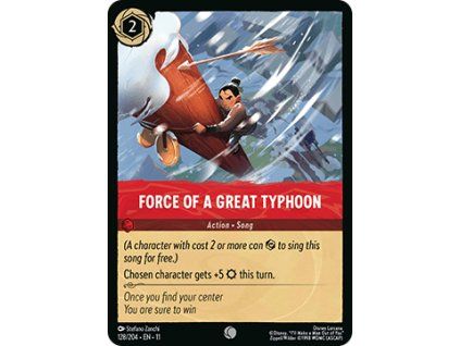 Force of a Great Typhoon