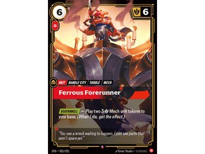 Ferrous Forerunner