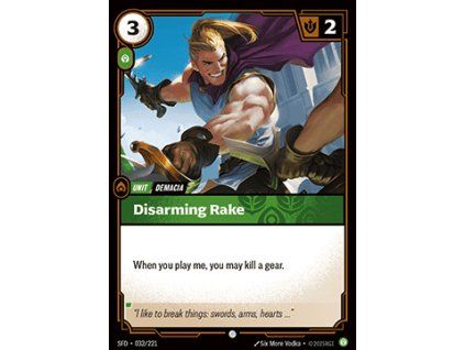 Disarming Rake