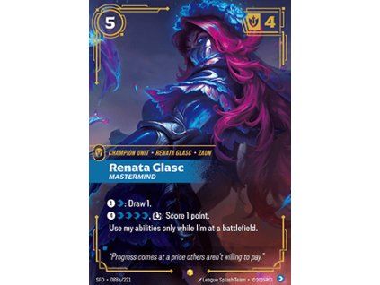 Renata Glasc, Mastermind (V.2 - Showcase)