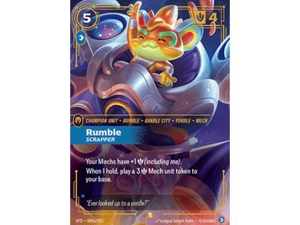 Rumble, Scrapper (V.2 - Showcase)