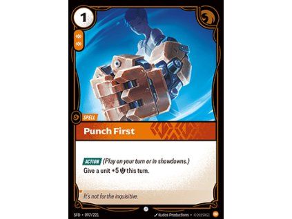 Punch First