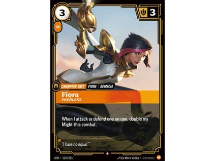 Fiora, Peerless (V.1 - Rare)