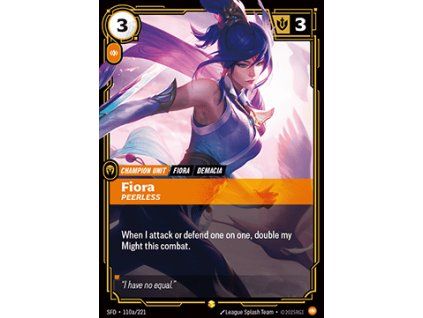 Fiora, Peerless (V.2 - Showcase)