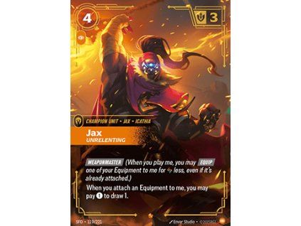 Jax, Unrelenting (V.1 - Epic)