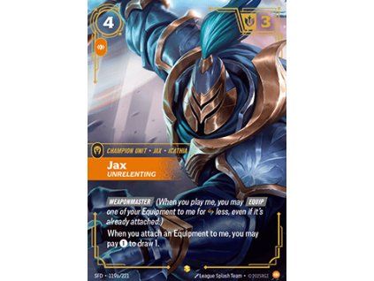 Jax, Unrelenting (V.2 - Showcase)