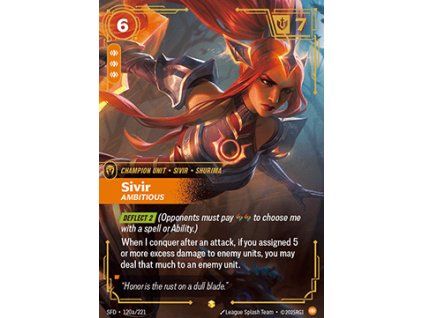 Sivir, Ambitious (V.2 - Showcase)