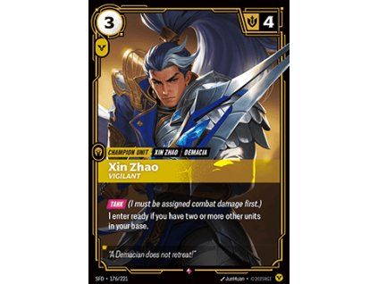 Xin Zhao, Vigilant