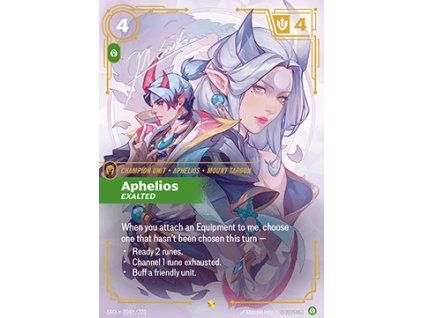 Aphelios, Exalted (V.3 - Signed Showcase)
