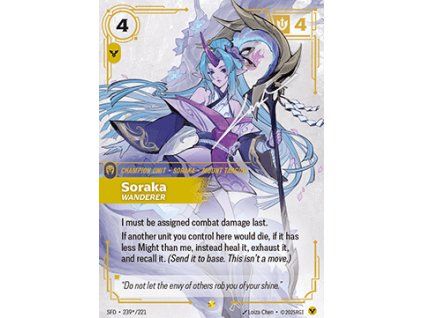 Soraka, Wanderer (V.3 - Signed Showcase)