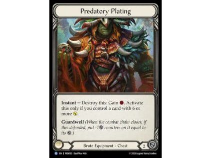 Predatory Plating (Cold Foil)