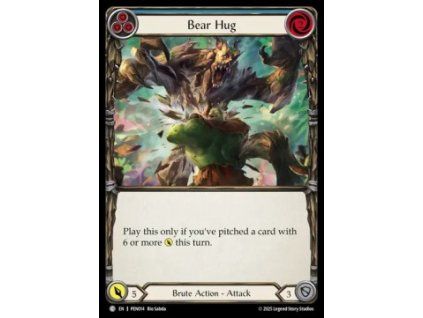 Bear Hug (Blue) (Rainbow Foil)