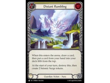 Distant Rumbling (Yellow) (Rainbow Foil)