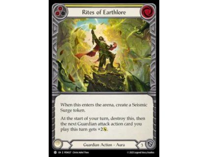Rites of Earthlore (Yellow) (Regular)